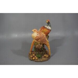 Country Artists Woodland Glade Pheasant Figurine Hand Painted Resin Sculpture